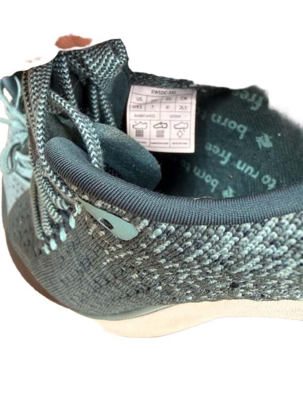 rabbit Dream Chaser Women's Blue Running Shoes worn twice. 9.5 w/ box - Picture 8 of 11